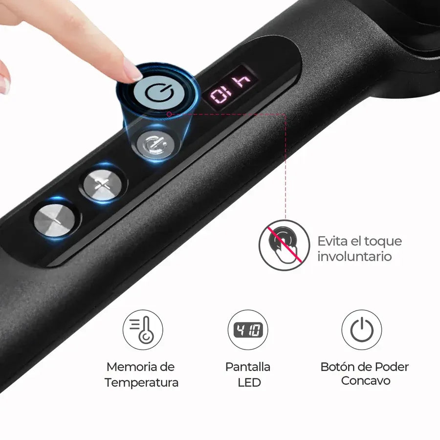 Pack Cepillo Alisador Tymo 2 en 1 Hair Queen + Regalo: Kit Acessorios