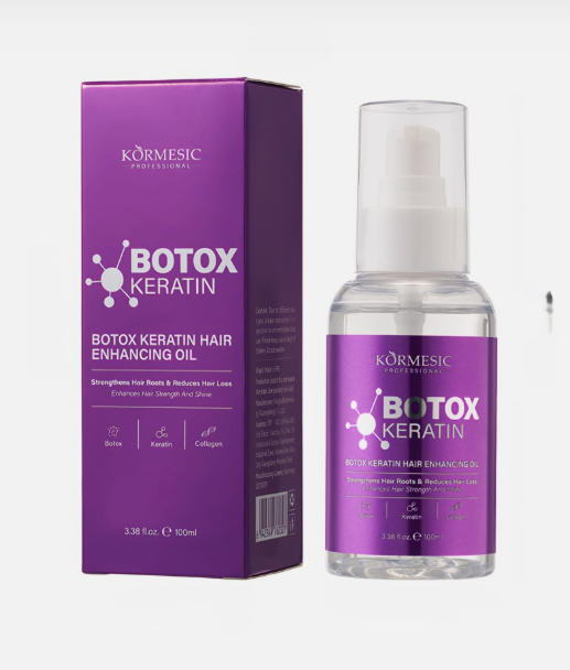 Aceite Fortalecedor de Cabello con Keratina (100ml) – Reparación Profunda y Brillo Intenso